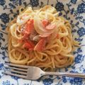 クックVVVGJF☆'s cooksnap of when they made 簡単☆ スモークサーモンのクリームパスタ.