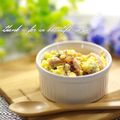 ramuneᐝiRo's cooksnap of when they made 薩摩芋とこんがりベーコンのごまマヨサラダ.