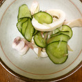 減塩パパ's cooksnap of when they made 塩イカのきゅうり和え.