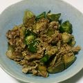 ✩bagi✩'s cooksnap of when they made *牛肉と茄子・ピーマンの煮びたし*.