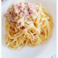 himeko925's cooksnap of when they made 簡単♪チーズたっぷり♥濃厚カルボナーラ.
