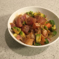 しろいの46's cooksnap of when they made まぐろとアボカドのなめたけ和え.