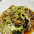 メープルぱん's cooksnap of when they made 鯖缶とキャベツのオイスター炒め.
