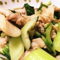 ☆motsu☆'s cooksnap of when they made チンゲンサイと舞茸のオイスターソース炒め.