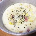 Albanana's cooksnap of when they made ほっこりあったか白菜とあさりの豆乳スープ.