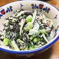 YUKIKI☆'s cooksnap of when they made ひじきと枝豆と胡瓜のツナマヨあえ.