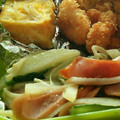 アオリイカ釣りたいｗ's cooksnap of when they made 小松菜ソーセージのバター炒め☆弁当☆妊婦.