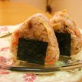 ゆずゆmama's cooksnap of when they made 雑穀おにぎり～鮭とごま塩～.