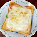 ＊なぁ＊'s cooksnap of when they made 半熟卵の☆エッグベーコントースト.