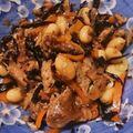 ｴﾉｺﾛ's cooksnap of when they made 今流行のサバ味噌缶でコク旨ひじきの五目煮.
