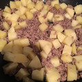 むちん質's cooksnap of when they made ご飯進む！ひき肉とじゃがいものウマ炒め♡.