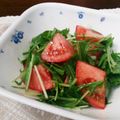 クック6DDPP8☆'s cooksnap of when they made 水菜とトマトのにんにくたれサラダ.