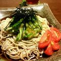 越後のさくらもち's cooksnap of when they made オクラ梅のぶっかけ素麺.