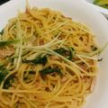 mrtem's cooksnap of when they made 水菜とツナの梅風味パスタ.
