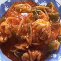 ホヌホヌちゃん's cooksnap of when they made 鶏むね肉と野菜のコク旨ピリ辛炒め.