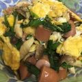 xxさちxx's cooksnap of when they made ウインナー玉子炒め.