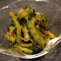 RIRITATA's cooksnap of when they made 簡単♪ゴーヤのお浸し.
