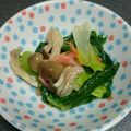 まな姫's cooksnap of when they made チンゲン菜と桜えびの和え物♪.