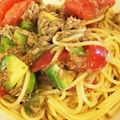 あい1017's cooksnap of when they made さっぱり☆トマトとアボカドの冷製パスタ.
