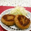 赤い電話's cooksnap of when they made お弁当に便利なみそ味ハンバーグ.