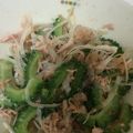 えり豚's cooksnap of when they made 簡単‼︎ゴーヤとツナの低カロサラダ.