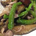 まゅみん。's cooksnap of when they made しし唐となすと豚肉のさっぱり炒め♪.