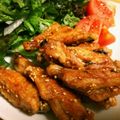 benitan's cooksnap of when they made やみつき、手羽中スティック♪.