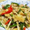 rocky6969's cooksnap of when they made 豚コマで！青椒肉絲！.