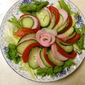 ヒサヤン's cooksnap of when they made 夏野菜たっぷりかまぼこサラダ.