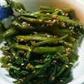空飛ぶおやた's cooksnap of when they made 空芯菜の胡麻和え.