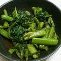 男の子4人のママもっち's cooksnap of when they made つるむらさき酢味噌和え.