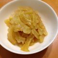 ゆすひと's cooksnap of when they made 白ゴーヤのラー油和え.