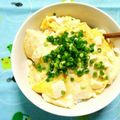 賢くんママ's cooksnap of when they made 絹ごし豆腐の玉丼（ぎょくどん＝たまご丼）.
