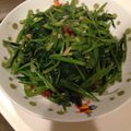 猫リン's cooksnap of when they made 5分で黄金の旨さ♡空心菜炒め♬.