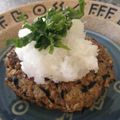 さくらローズ's cooksnap of when they made 和風☆ひじきとれんこん入りハンバーグ.