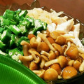 cocoりえ's cooksnap of when they made 鶏ささみとオクラ・なめこの和え物.