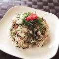 よこ耳ねこ's cooksnap of when they made 梅じゃこ大葉チャーハン.