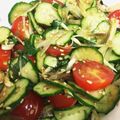 ももじゅんじゅん's cooksnap of when they made 茗荷大葉トマトきゅうり即席ポン酢漬け.
