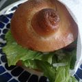 コハク☆。・'s cooksnap of when they made 綺麗に完食☆やみつきベーグルサンド.