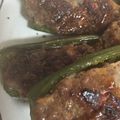 こうめたわら's cooksnap of when they made うちのピーマン肉詰め.