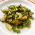 しのばぁたん's cooksnap of when they made 夏バテ防止☆茄子とゴーヤの味噌炒め！.
