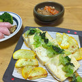 ayayahoney's cooksnap of when they made あと１品！さっぱり豆腐の揚げ＋焼きポン♬.