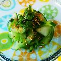 たまさぶろうの部屋's cooksnap of when they made 【太すぎ胡瓜救出】さっぱり胡瓜の酢のもの.