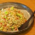 tomo56's cooksnap of when they made じゃことレタスチャーハン.