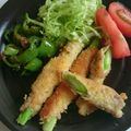 みうさんjp0318's cooksnap of when they made 時短　アスパラガス肉巻きフライ☆うまーい.