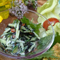 もりあん農園's cooksnap of when they made ひじきときゅうりのしそ梅マヨあえ.