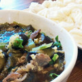 さゆとまみ's cooksnap of when they made ＊茄子と豚こまの煮物そうめん添え＊.