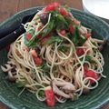 k2ro's cooksnap of when they made 簡単冷製トマトパスタ.