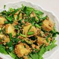 ＊ちよこ＊'s cooksnap of when they made ニラ玉納豆の豆腐炒め☆健康診断に向けて.