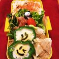 クックぴょん426's cooksnap of when they made パプリカの目玉焼き.